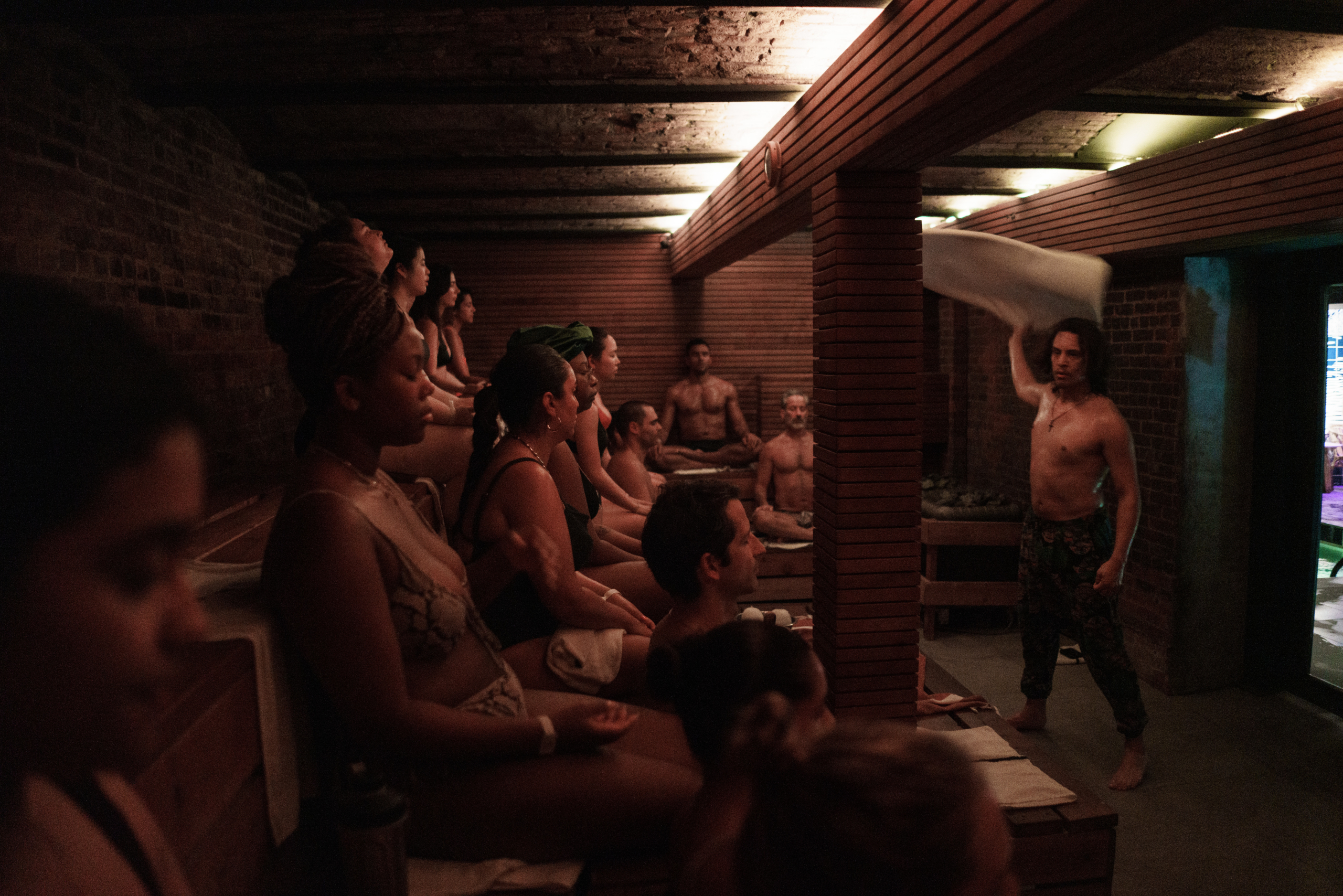 Zen, Aufguss, and behind the scenes at Bathhouse